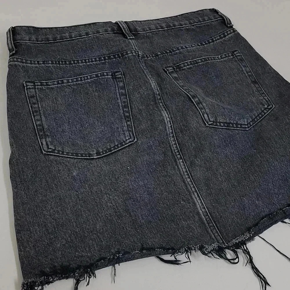 Everlane The Denim Skirt Jean mini washed black - Picture 11 of 12